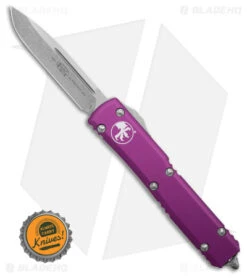 Microtech Ultratech S/E OTF Automatic Violet (3.4" Stonewash) 121-10VI -Microtech Microtech Ultratech SE OTF Automatic Violet 3.4in Stonewash BHQ 93231 hd size