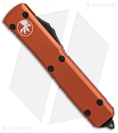 Microtech Ultratech S/E OTF Automatic Knife Orange CC (3.4" Black) 4 Microtech Ultratech S/E OTF Automatic Knife Orange CC (3.4" Black) - Image 2