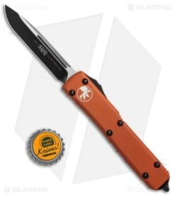 Microtech Ultratech S/E OTF Automatic Knife Orange CC (3.4" Black) 9 Microtech Ultratech S/E OTF Automatic Knife Orange CC (3.4" Black) -Microtech Microtech Ultratech SE orange CC black BHQ 52458 jr bottlecap