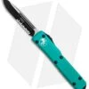 Microtech Ultratech S/E OTF Automatic Knife Turquoise CC (3.4" Black Serr)