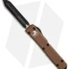 Microtech Ultratech Spartan OTF Automatic Knife Tan CC (3.4" Black) 223-1TA -Microtech Microtech Ultratech Spartan Tan CC Black BHQ 51247 er