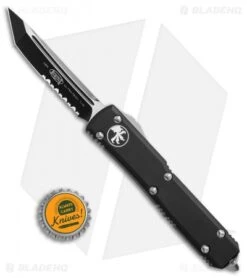 Microtech Ultratech T/E OTF Automatic Knife CC (3.4" Black Serr) 9 Microtech Ultratech T/E OTF Automatic Knife CC (3.4" Black Serr) -Microtech Microtech Ultratech TE CC black serr BHQ 67657 er size jr