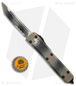 Microtech Ultratech T/E OTF Automatic Knife CC (3.4" Tan Camo Serr) 123-2TC 9 Microtech Ultratech T/E OTF Automatic Knife CC (3.4" Tan Camo Serr) 123-2TC -Microtech Microtech Ultratech TE CC tan camo serr BHQ 52468 er size