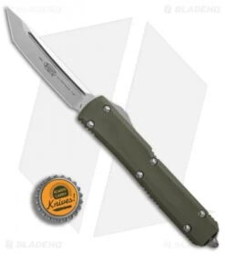 Microtech Ultratech T/E OTF Automatic Knife OD Green G-10 (3.4" Stonewash) -Microtech Microtech Ultratech TE OD Green G10 BHQ 78128 er bottlecap
