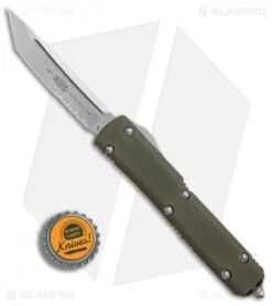 Microtech Ultratech T/E OTF Automatic Knife OD Green G-10 (3.4" Stonewash Serr) 9 Microtech Ultratech T/E OTF Automatic Knife OD Green G-10 (3.4" Stonewash Serr) -Microtech Microtech Ultratech TE OD Green SW BHQ 78129 er bottlecap