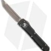 Microtech Ultratech Tanto OTF Automatic Knife Black (3.4" Bronze Apocalyptic) -Microtech Microtech Ultratech TE OTF Auto CC Black Bronze Apocalyptic 123 13AP BHQ 135894 jr