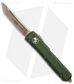 Microtech Ultratech T/E OTF Automatic Knife OD Green CC (3.4" Bronze SW)