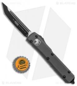 Microtech Ultratech T/E OTF Automatic Knife Stealth CC (3.4" Black) -Microtech Microtech Ultratech TE OTF Auto Steath CC Black 123 1 BHQ 91472 jr bottlecap