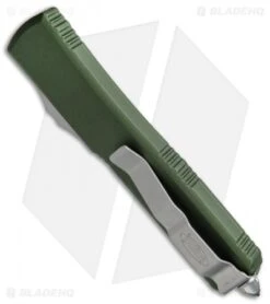 Microtech Ultratech T/E OTF Automatic Knife OD Green (3.4" Satin) 123-4OD 7 Microtech Ultratech T/E OTF Automatic Knife OD Green (3.4" Satin) 123-4OD -Microtech Microtech Ultratech TE OTF OD Green 123 4CCOD BHQ 50984 jr side