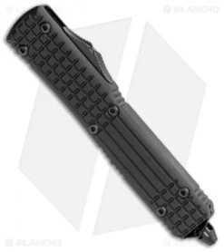 Microtech Signature Series Ultratech Delta Tanto OTF Auto Knife MK2 (3.4" Bla -Microtech Microtech Ultratech Tanto OTF Auto Black MK2 Black 123 1MK2 BHQ 113053 jr spine
