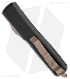 Microtech Ultratech Warhound Signature Series OTF Automatic Knife (3.4" Bronzed) 8 Microtech Ultratech Warhound Signature Series OTF Automatic Knife (3.4" Bronzed) -Microtech Microtech Ultratech Warhound Wharncliffe Signature Series OTF Auto Bronzed BHQ 178803 jr side