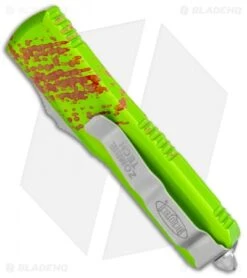 Microtech Zombie Tech UTX-85 T/E OTF Automatic Knife (3.125" Stonewash) 233-10 Z 8 Microtech Zombie Tech UTX-85 T/E OTF Automatic Knife (3.125" Stonewash) 233-10 Z -Microtech Microtech Zombie Tech UTX 85 TE OTF Auto SW 233 10Z BHQ 113050 jr side