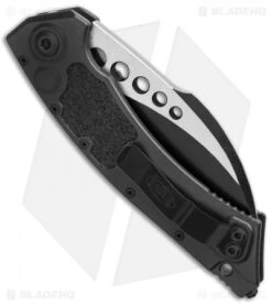 Microtech Hawk Black Tactical Automatic Knife (4" Black) 166-1T 8 Microtech Hawk Black Tactical Automatic Knife (4" Black) 166-1T -Microtech Microtech hawk black tactical auto black BHQ 117956 jr side