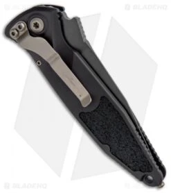 Microtech Signature Series Socom Elite S/E Automatic Knife Black (4" Black) 8 Microtech Signature Series Socom Elite S/E Automatic Knife Black (4" Black) -Microtech Microtech socom Elite Signature SE Auto Black 160 1DLCSS BHQ 93576 jr side