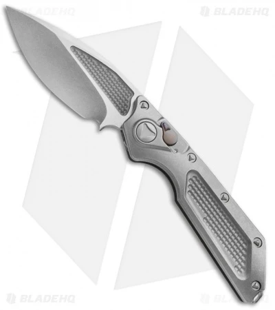Marfione Custom DOC Killswitch Automatic Knife Titanium (3.75" Stonewash) 3 Marfione Custom DOC Killswitch Automatic Knife Titanium (3.75" Stonewash)