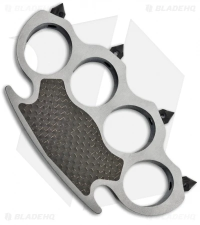 Microtech Custom Marfione Titanium Knuckle W/ Lighting Strike Carbon Fiber 3 Microtech Custom Marfione Titanium Knuckle W/ Lighting Strike Carbon Fiber