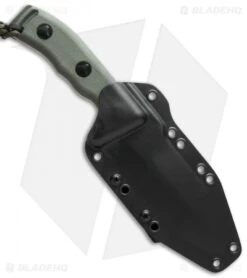 Microtech Crosshair Knife Green Double Edge Fixed (5" Green Elmax) 101-1GR -Microtech microtech 101 1gr elmax sheath cm