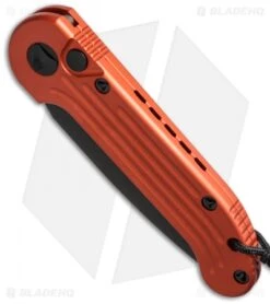 Microtech LUDT Automatic Knife Orange (3.4" Black Serr) 135-2OR -Microtech microtech 135 1 or bottom cm