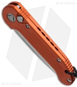 Microtech LUDT Automatic Knife Orange (3.4" Stonewash Serr) 135-11OR 6 Microtech LUDT Automatic Knife Orange (3.4" Stonewash Serr) 135-11OR -Microtech microtech 135 10or bottom cm
