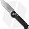 Microtech LUDT Automatic Knife Black (3.4" Stonewash Serr) 135-11 -Microtech microtech 135 11 cm