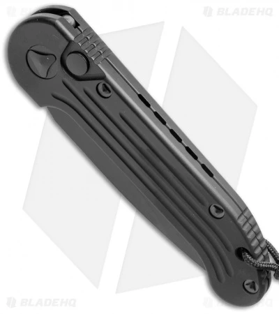 Microtech LUDT Tactical Automatic Knife (3.4" Black) 135-1T 4 Microtech LUDT Tactical Automatic Knife (3.4" Black) 135-1T - Image 2