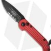 Microtech LUDT Automatic Knife Red (3.4" Black Serr) 135-2RD 1 Microtech LUDT Automatic Knife Red (3.4" Black Serr) 135-2RD -Microtech microtech 135 2rd cm