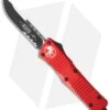 Microtech Combat Troodon S/E OTF Automatic Knife Red (3.8" Black Serr) 143-2RD -Microtech microtech 143 2rd cm
