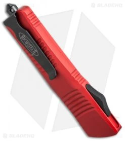Microtech Combat Troodon S/E OTF Automatic Knife Red (3.8" Black Serr) 143-2RD 7 Microtech Combat Troodon S/E OTF Automatic Knife Red (3.8" Black Serr) 143-2RD -Microtech microtech 143 2rd side cm