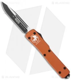 Microtech UTX-70 S/E OTF Automatic Knife Orange (2.4" Black) 148-1OR