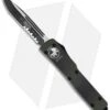 Microtech UTX-70 S/E OTF Automatic Knife (2.4" Green Camo Serr) 148-2GC