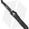 Microtech UTX-70 Tanto OTF Automatic Knife (2.4" Green Camo Full Serr) 149-3GC -Microtech microtech 149 3gc cm