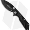 Microtech DOC Flipper Frame Lock Knife Aluminum (3.75" Black) 153-1 -Microtech microtech 153 1 cm