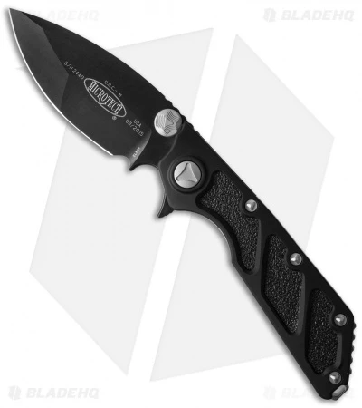 Microtech DOC Flipper Frame Lock Knife Aluminum (3.75" Black) 153-1 3 Microtech DOC Flipper Frame Lock Knife Aluminum (3.75" Black) 153-1