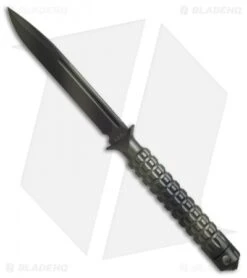 Microtech A.D.O. Knife S/E Fixed Blade (4.5" Green Camo) 116-1GC -Microtech microtech ADO SE green camo 116 1GC BHQ 51394 er side