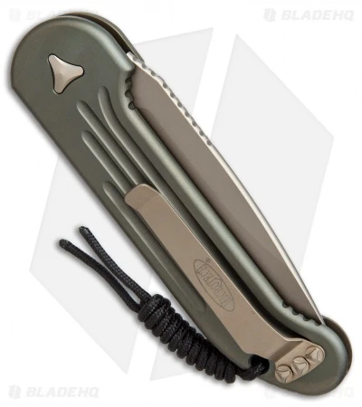 Microtech LUDT Automatic Knife OD Green (3.4" Bronzed) 135-13OD 5 Microtech LUDT Automatic Knife OD Green (3.4" Bronzed) 135-13OD - Image 3