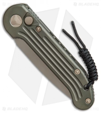 Microtech LUDT Automatic Knife OD Green (3.4" Bronzed) 135-13OD 4 Microtech LUDT Automatic Knife OD Green (3.4" Bronzed) 135-13OD - Image 2
