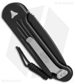 Microtech LUDT Automatic Knife Black (3.4" Black) 135-1 -Microtech microtech LUDT black black 135 1 BHQ 49380 er side
