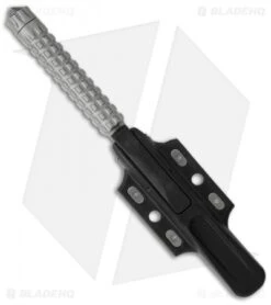 Microtech A.D.O. Tanto Knife T/E Fixed Blade (4.5" Bead Blast Full Serr) 117-9 -Microtech microtech ado bead blast stanadard 117 7 sheath