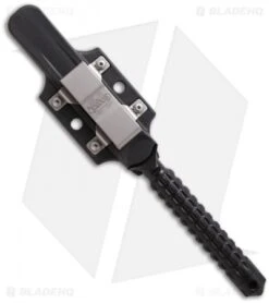 Microtech A.D.O. Knife Fixed Blade Dagger (4.5" Black Full Serr) 115-3 -Microtech microtech ado black 115 1 sheath 1