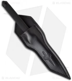 Custom Marfione Microtech A.D.O. Knife Black Spear Point (3.875" Black Plain) 7 Custom Marfione Microtech A.D.O. Knife Black Spear Point (3.875" Black Plain) -Microtech microtech ado black hand ground se sheath