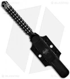 Microtech A.D.O. Knife D/E Dagger Fixed Blade (4.5" Two-Tone) 115-1LE Limited -Microtech microtech ado se de black reverse 2 tone standard 115 1 le 116 1 le sheath back 1