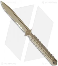 Microtech A.D.O. Knife S/E Fixed Blade (4.5" Tan Serr) 116-2TA