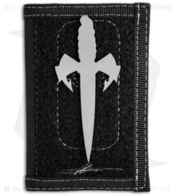 Microtech Assailant Credit Card Knife Black Titanium & Bi-Fold Wallet -Microtech microtech assailant dlc 6al4 v titanium wallet