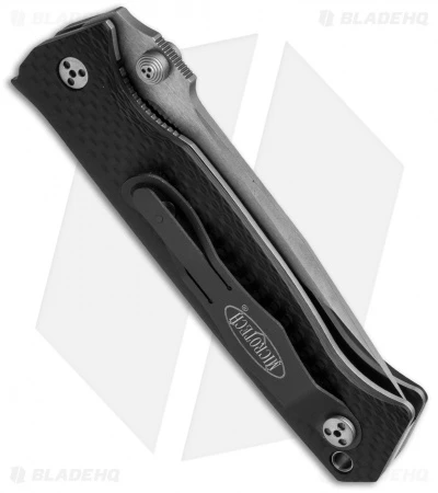 Microtech CMTX5 D/A Automatic Knife Carbon Fiber (3.5" Satin) 10/2004 4 Microtech CMTX5 D/A Automatic Knife Carbon Fiber (3.5" Satin) 10/2004 - Image 2