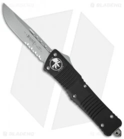 Microtech Combat Troodon S/E OTF Automatic Knife (3.8" Bead Blast Serr) 143-8