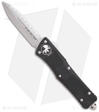 Microtech Combat Troodon OTF Knife D/E Dagger (3.8" Bead Blast Full Serr) 142-9 3 Microtech Combat Troodon OTF Knife D/E Dagger (3.8" Bead Blast Full Serr) 142-9