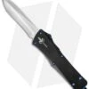 Marfione Custom Combat Troodon Recurve OTF Knife Aluminum (3.8" Hand Satin) -Microtech microtech combat troodon recurve satin blk ai cm