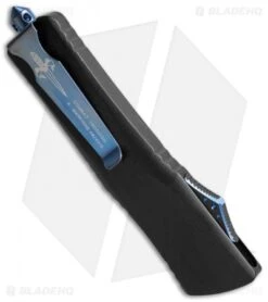 Marfione Custom Combat Troodon Recurve OTF Knife Aluminum (3.8" Hand Satin) -Microtech microtech combat troodon tanto satin blk ai side cm