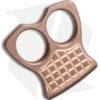 Microtech Marfione Two-Finger Knuckle Paperweight (Dirty Copper) -Microtech microtech copper two finger knucks cm
