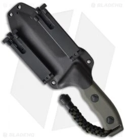 Microtech Green Crosshair Fixed Double Edge Knife (5" Full Serr) 101-3GR 7 Microtech Green Crosshair Fixed Double Edge Knife (5" Full Serr) 101-3GR -Microtech microtech crosshair green 101 1gr sheath back 1